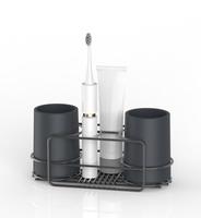Ensemble d'accessoires de salle de bain en résine avec pompe en bambou, distributeur de savon moderne et luxueux, respectueux de l'environnement, six pièces