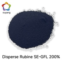 Poudre de colorant dispersé rubine SE-GFL 200% à forte solubilité, haute résistance à la décoloration, idéale pour la teinture des textiles en polyester