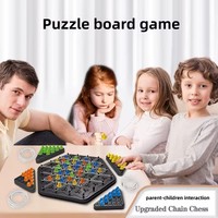 Vente chaude Multijoueur Puzzle Chaîne Triangle Jeu de société stratégique Améliore la mémoire et le raisonnement logique Capacités juguetes