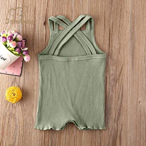 Tutine da bambino in cotone organico tute canottiere per bambini tute da neonato tute da neonato - Product Image 4