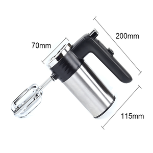 Điện electr Whisk beaters cầm tay máy trộn nhà bếp thực phẩm trứng bột Pizza nhỏ vàng - Product Image 6