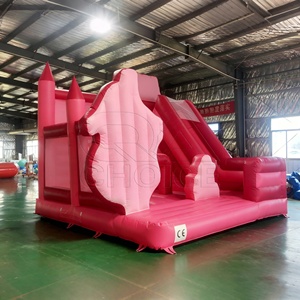 Château gonflable d'hiver bleu neige et <span class=keywords><strong>glace</strong></span> pour enfants, idéal pour les jeux en extérieur - Product Image 5