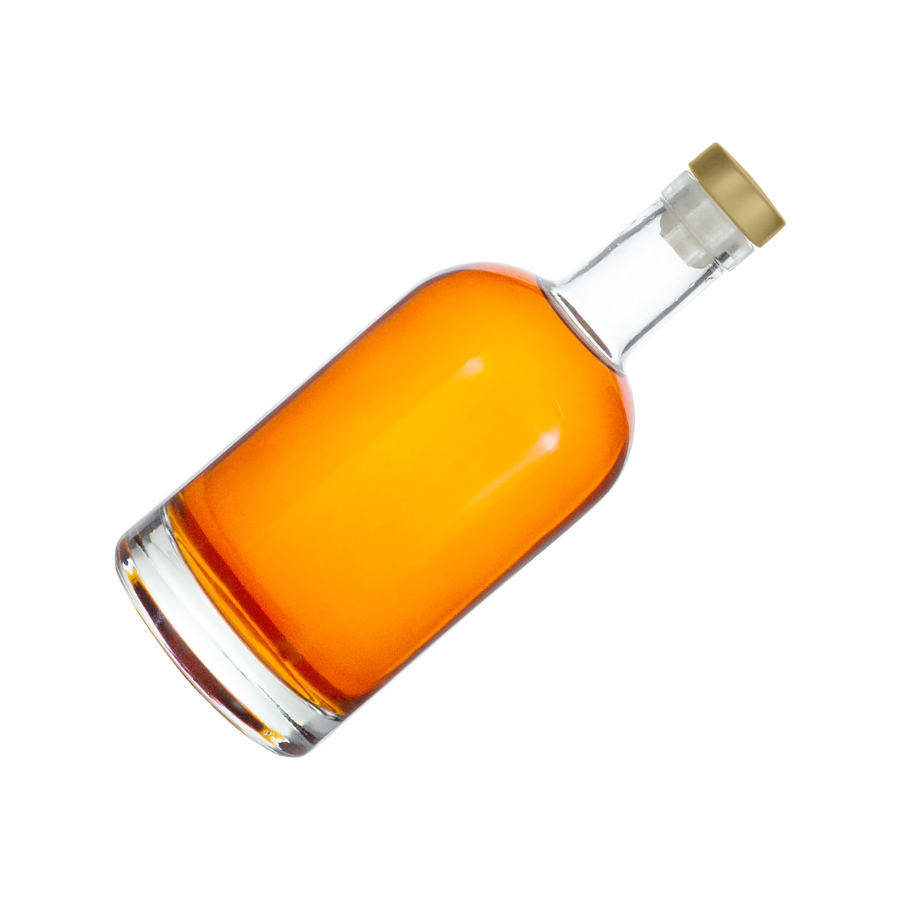 Hoge Kwaliteit Transparante Whisky Liquor Glazen Fles Te Koop