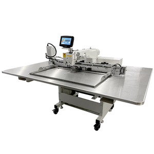 Máy may công nghiệp tự động lập trình kim đơn, kích thước lớn 800*400mm, tạo đường may móc xích, chất liệu nhựa - Product Image 1