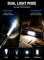 Mini lampes de poche EDC et torches, lampe torche haute luminosité, lampe torche tactique en aluminium durable à LED pour les tâches extérieures et les situations d'urgence