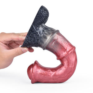 NNSX Jouets en silicone réalistes populaires en forme de pénis de cheval, Dildo géant <span class=keywords><strong>long</strong></span> pour stimulation anale, point G, pénis, avec <span class=keywords><strong>ventouse</strong></span>, vente en gros - Product Image 3