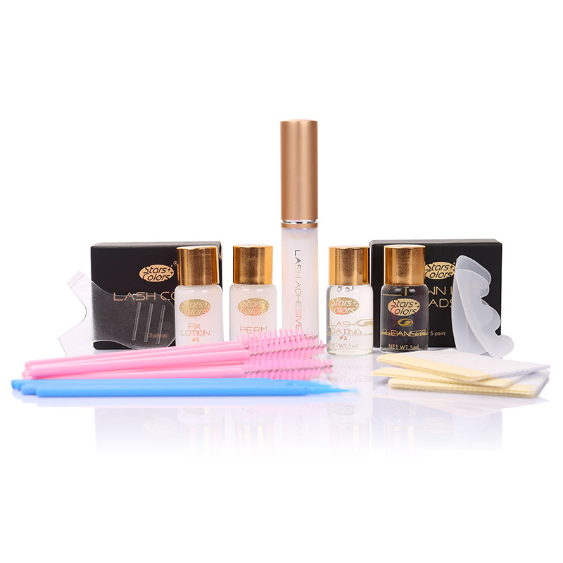 SK-003 быстрое время ресниц Лифт комплект ресницы комплект для химической завивки ресниц очистки ресниц завивка наборы
