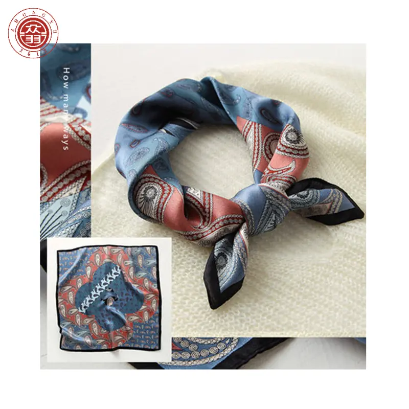 Zhong Yu Zhong Yu chine logo de luxe foulard en soie turban prix de vente directe d'usine