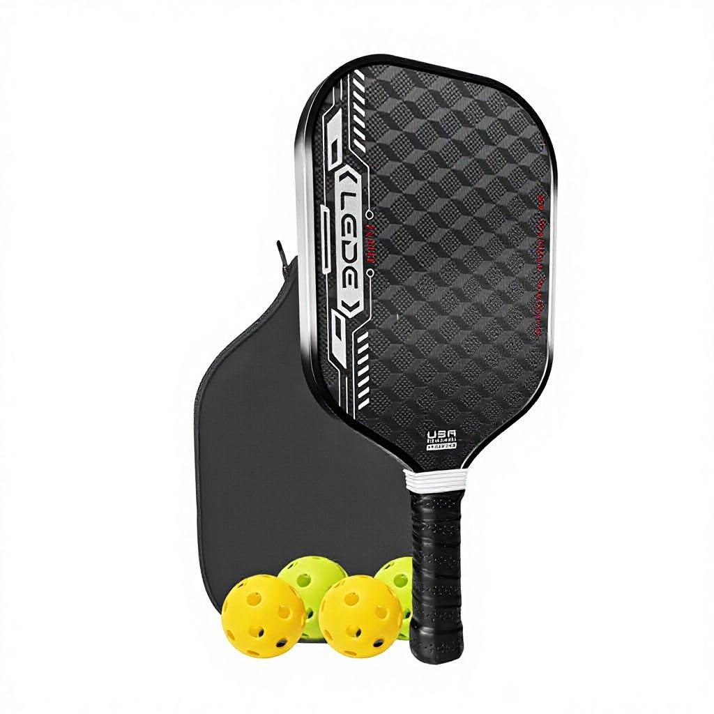 Motif de football 3D-noir