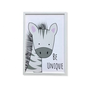Casa moderna decoración minimalista arte kawai de <span class=keywords><strong>dibujos</strong></span> <span class=keywords><strong>animados</strong></span> de animales de spray de pintura de la lona - Product Image 1