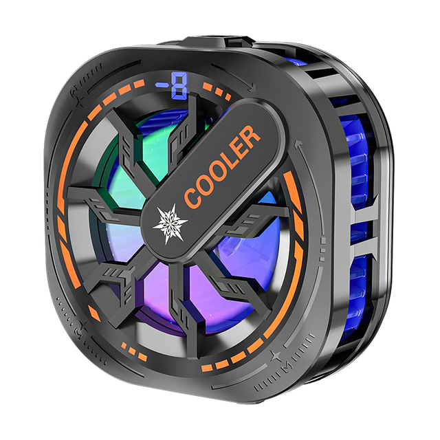 JS82 Phone Gaming Cooler Freeze Gaming Magnetic Semiconductor Refrigeration Phone Cooler with RGB