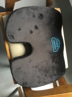 Coussin de siège orthopédique avec Gel 100%, mousse à mémoire de forme, pour soulager les douleurs lombaires, cyx et sciatique