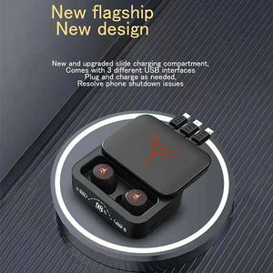 Nuovi Auricolari TWS M88 Plus 2026, Cuffie M88Plus, Auricolari Wireless BT 5.<span class=keywords><strong>1</strong></span> 2 in <span class=keywords><strong>1</strong></span> con Power Bank - Product Image 4