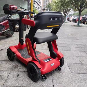 Trottinettes électriques 2026 en gros d'usine à quatre roues, pneus pleins puissants, frein électromagnétique, pour adultes et déplacements professionnels - Product Image 5