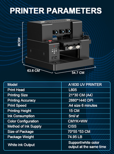 Home Use Easy to Use Cup Print Machine for Plastic Cups Printer with Free Bottle Rotate Holder A1630 UV Printer - Product Image 2