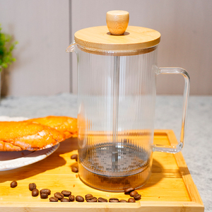 Offre Spéciale <span class=keywords><strong>Mini</strong></span> presse à café à service unique presse française cafetière résistant à la chaleur épaisseur verre borosilicaté café thé presse - Product Image 2