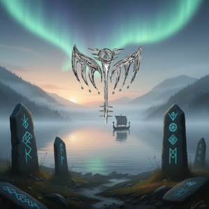 Camiseta sin Mangas con Símbolo de Valquiria, Valknut de Odín con Vikingos de Asgard y Valhalla, para Fanáticos de la Mitología Nórdica, Artículo Promocional - Product Image 3