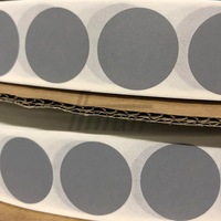 Se Aceptan Pedidos Personalizados de Etiquetas Adhesivas Anti-Rasguño para Mascotas de 25 mm de Profundidad en Gris Oscuro, Juegos Anti-Falsificación con Rasguño Dorado de 1 Pulgada