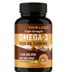 Aceite de Pescado <span class=keywords><strong>Omega</strong></span> <span class=keywords><strong>3</strong></span> EPA DHA de <span class=keywords><strong>Alta</strong></span> Concentración en Cápsulas Blandas Transparentes Amarillas para Apoyo Energético y Mantenimiento de la Salud en Adultos - Product Image 1