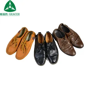 Zapatos de cuero de segunda mano para hombre, calzado de segunda mano, venta al por mayor