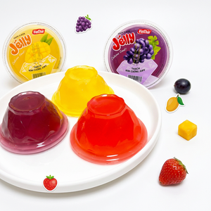 Diamond Shape + 3 Fruit Flavors = High Yield! 5-Cup <b>Crystal</b> <b>Jelly</b> Vithaico Sourcing ODM - Product Image 2