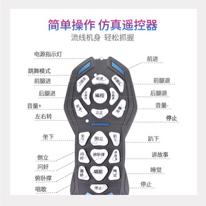 หุ่นยนต์สุนัขสมาร์ทฟอเรสต์ K16 ของเล่นควบคุมระยะไกลอัจฉริยะพร้อมโปรแกรมจำลองสำหรับเด็กอายุ 4-7 ปี - Product Image 4