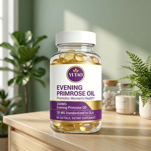 Aceite de Onagra de Alta Calidad 300mg – Estandarizado a 30mg de Ácido Gamma Linolénico (GLA), Fórmula para la Salud Femenina - Product Image 1