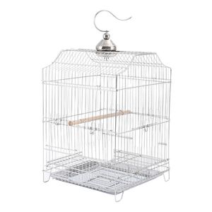 Gabbia per Uccelli di Medie Dimensioni in Acciaio Inox per Cockatiel e Fringuelli Zebra, Design Smontabile Facile da Pulire, Vendita Diretta dalla Fabbrica - Product Image 1
