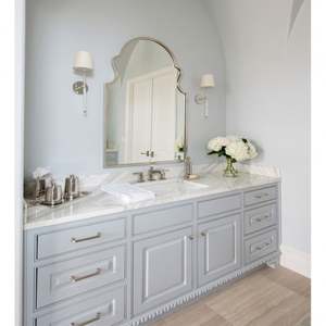 Luxury High Quality Fashionable Modern Style <b>Bathroom</b> <b>Vanity</b> Cabinets Made by Solid Wood - Product Image 3