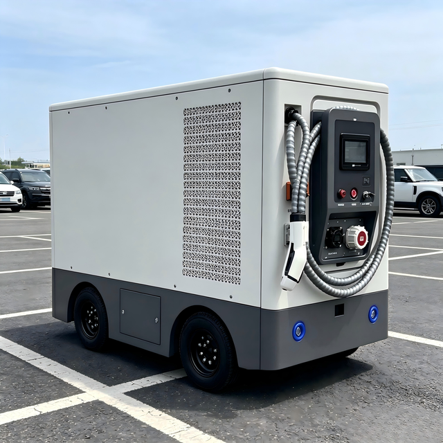 140kwh Mobile Energy Storage 120kw Dc Fast Ev Charger for Fleet