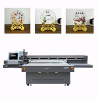 Nouvelle imprimante UV hybride à plat grand format tout-en-un de 2,5 mètres avec tête d'impression CF3R, encre UV, 5 m/h, 1200 dpi