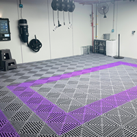 Dalles de sol modulaires en PP haute résistance pour garages, ateliers et salles d'exposition de concessionnaires automobiles