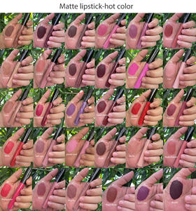 ODM OEM Venta al por mayor de lujo Maquillaje Orgánico Impermeable Terciopelo Lápiz labial Vegano Etiqueta Privada Mate Líquido Lápiz labial - Product Image 5