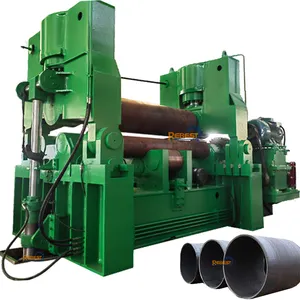 Rebest cheap price W11S-12X1500 3-roll bending machine hydraulic sheet metal plate rolling machine