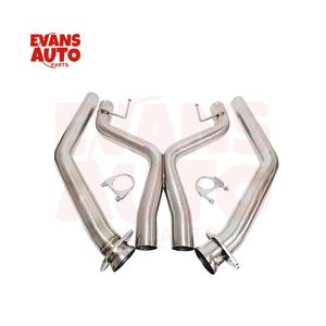 Tuyau d'échappement X en acier inoxydable pour tuyau de descente d'échappement 2005-2010 Ford <span class=keywords><strong>Mustang</strong></span> <span class=keywords><strong>GT</strong></span> 4.6L V8 - Product Image 1