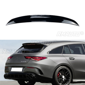 Aileron de toit arrière, becquet de coffre, garniture adhésive, kit de carrosserie pour Mercedes-Benz CLA-Class X118 CLA35 CLA45 AMG 2019-2023 - Product Image 1