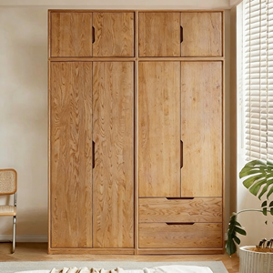 Muebles de Dormitorio Personalizables, Armario Minimalista de Madera Maciza sin Tiradores con Apertura Empotrada, Moderno Guardarropa - Product Image 6