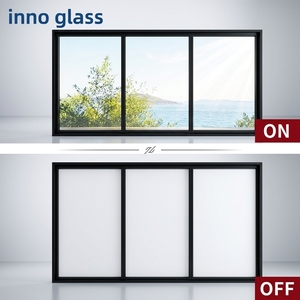 Pellicola Intelligente PDLC InnoGlass, Protezione per Finestre Autoadesiva Commutabile, Tinta Solare Decorativa, Isolamento Termico, Bianco/Grigio Scuro/Nero - Product Image 2