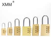 Serrure à combinaison en laiton de haute qualité de vente chaude XMM-8041 serrure à combinaison de réinitialisation à 4 chiffres