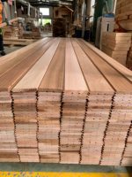Planches de cèdre rouge 2x4 de qualité supérieure pour la construction, bois naturel en gros