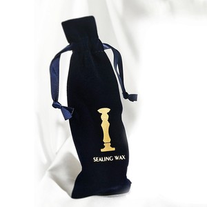 Sealing <b>Wax</b> <b>Seal</b> Velvet Bag 17x6cm Storage Drawstring For Craft Supplies - Product Image 2