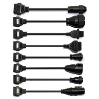 Juego de Cables 8 en 1 para Camiones, Adaptador OBD2 Multidiag TCS 150e CDP, Cable de Herramienta de Diagnóstico Completo