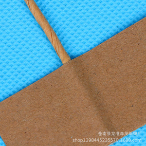 Cuerda de Embalaje de 7.5*15.5mm, Tamaños Personalizados, Asa Redonda de Papel Kraft, Bolsa de Papel, Cuerda de Papel de Colores - Product Image 3
