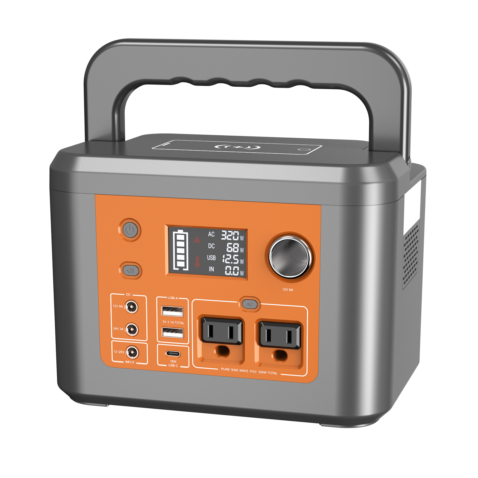 Coslight 1000W Portable Power Bank Generator 500W With Solar Panel Supply
