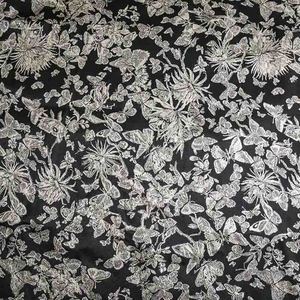 Polyester 3D ba chiều hoa bướm dệt kim <span class=keywords><strong>Jacquard</strong></span> vải quần áo sang trọng <span class=keywords><strong>Jacquard</strong></span> dập nổi abaya vải tùy chỉnh - Product Image 2