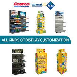 ชั้นวางโชว์ขนมกระดาษแข็งช็อคโกแลตสำหรับวางแสดงสินค้าในร้านค้าปลีกออกแบบได้ตามต้องการ - Product Image 6