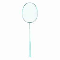 Raquette de badminton authentique, petit canon en acier, entièrement en fibre de carbone, ultra légère, raquette individuelle de niveau professionnel pour l'entraînement