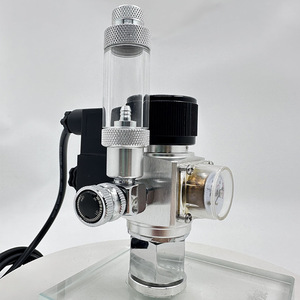 วาล์วลดแรงดัน CO2 พร้อมเกจวัดและโซลินอยด์วาล์วสำหรับพืชน้ำในตู้ปลา DC02-02C อลูมิเนียมอัลลอย - Product Image 3