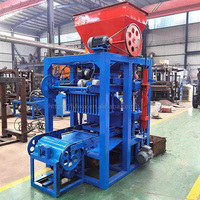 Machine à fabriquer des briques semi-automatique QT4-26, machine à blocs creux en béton, machine à blocs emboîtables, machines certifiées ISO CE