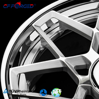 Jantes forgées brossées neuves 2 pièces 23 24 pouces 5x120 pour & Sport Argent Géométrique Performance Alliages Personnalisés